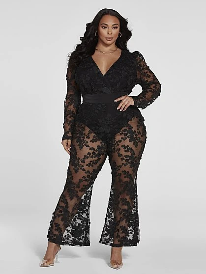 Fashion To Figure Tatiana Lace Jumpsuit 1 Fashion To Figure Tatiana Lace Jumpsuit