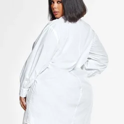 Fashion To Figure Geneva Button Down Shirt Dress -Pleasures SHOP x 46cbbda9 dcd1 4732 8b88 3efcb2802c02