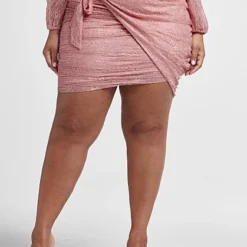 Fashion To Figure Olivia Side Tie Ruched Lace Skirt -Pleasures SHOP x 46f1dddf bb19 4cda 8df6 d7924985c710