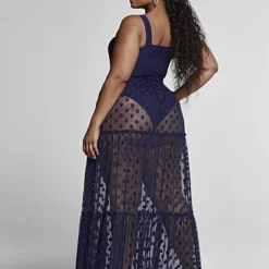 Fashion To Figure 'La Jefa' Semi-sheer Maxi Dress - SRV X FTF -Pleasures SHOP x 47931881 6a0b 4588 bddf a7c85d5a284d
