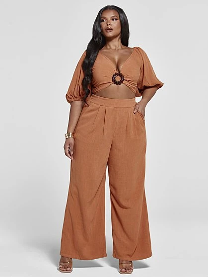 Fashion To Figure Hannah Wide Leg Pants 2 Fashion To Figure Hannah Wide Leg Pants - Image 2