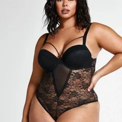 Fashion To Figure Deborah Strappy Lace Bodysuit -Pleasures SHOP x 47f40eb2 b480 4c9b b96d 7470a58173f3