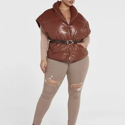 Fashion To Figure Morgan Puffer Style Vest -Pleasures SHOP x 48a34224 6a78 47cb a1d1 ddcb6e56bffe