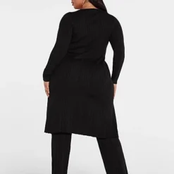 Fashion To Figure Dakota Lace-Up Ribbed Knit Cardigan -Pleasures SHOP x 49f1b854 7411 4614 acfd a553e129d397