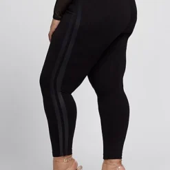 Fashion To Figure Good Form Faux-Leather Stripe Ponte Pants 8 Fashion To Figure Good Form Faux-Leather Stripe Ponte Pants -Pleasures SHOP x 4ae50e17 86dc 42a6 824a 6571ca56ab25