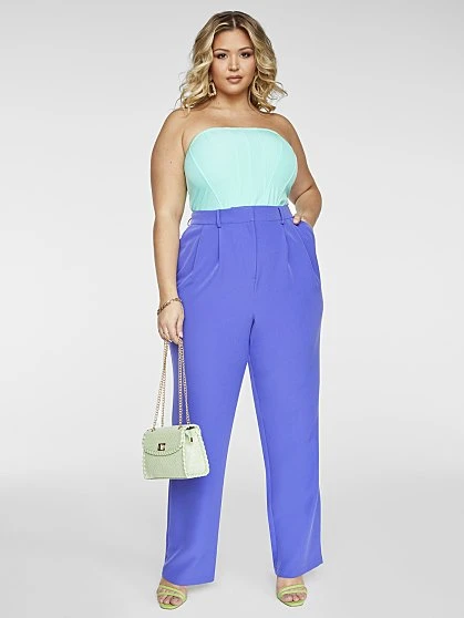Fashion To Figure Catalina Pleated Suit Pants 4 Fashion To Figure Catalina Pleated Suit Pants - Image 4