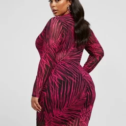 Fashion To Figure Luciana Palm Print Mesh Bodycon Dress 7 Fashion To Figure Luciana Palm Print Mesh Bodycon Dress -Pleasures SHOP x 4b23e872 0724 45c6 b1f1 60ebb1aa968e
