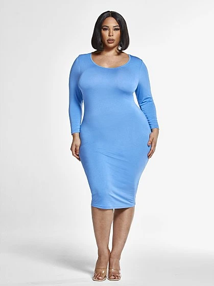 Fashion To Figure Signature - Everyday Midi Dress 9 Fashion To Figure Signature - Everyday Midi Dress - Image 9