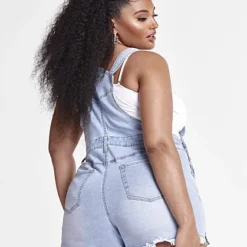 Fashion To Figure Maliah Cutoff Shortalls 8 Fashion To Figure Maliah Cutoff Shortalls -Pleasures SHOP x 4d2ce48d 9215 4695 a468 dfd8a3949a0d