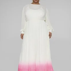 Fashion To Figure Alexandra Maxi Dress With Dip Dye Hem - Gabi Fresh X FTF -Pleasures SHOP x 4ee78f0b ef43 40c3 92be 8169a94f5b6c