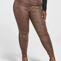 Fashion To Figure High Rise Snakeskin Texture Skinny Jeans - Short Inseam -Pleasures SHOP x 4f4757e7 3744 4ff4 8fd5 92e188806984