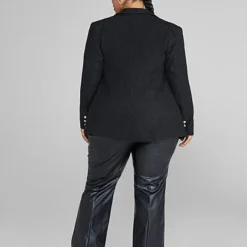 Fashion To Figure Kayla Textured Boyfriend Blazer -Pleasures SHOP x 4f8a3629 3a3d 431c a47b ee2d95348837