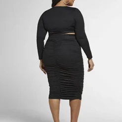 Fashion To Figure Justine Ruched Pencil Skirt