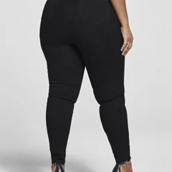 Fashion To Figure High Rise Skinny Leg Lace-up Belted Jeans 7 Fashion To Figure High Rise Skinny Leg Lace-up Belted Jeans -Pleasures SHOP x 511de403 daf1 432c 85f5 4b3c1111e5f5