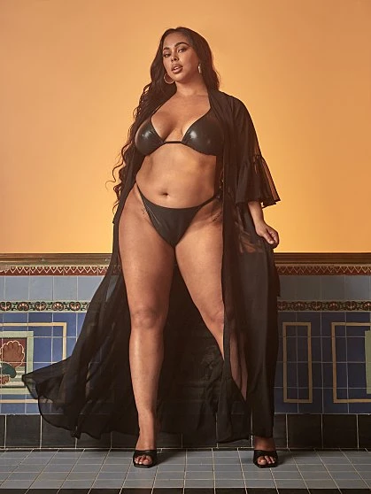 Fashion To Figure LaTisha Cover-Up Duster - Tabria Majors X FTF 2 Fashion To Figure LaTisha Cover-Up Duster - Tabria Majors X FTF - Image 2