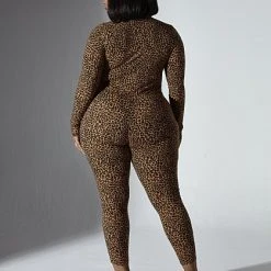 Fashion To Figure Brandee Cheetah Print Catsuit -Pleasures SHOP x 53737a7f 856e 4517 95f2 4334ff310052