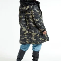 Fashion To Figure Sahara Camo Hooded Oversized Puffer -Pleasures SHOP x 53e9fa2a 6b93 4e60 afc9 1344f732bd4b