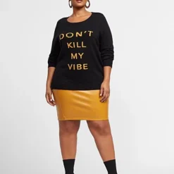 Fashion To Figure Don't Kill My Vibe Sweater -Pleasures SHOP x 54963b3d f30c 4657 a2d4 3e05b88c3430