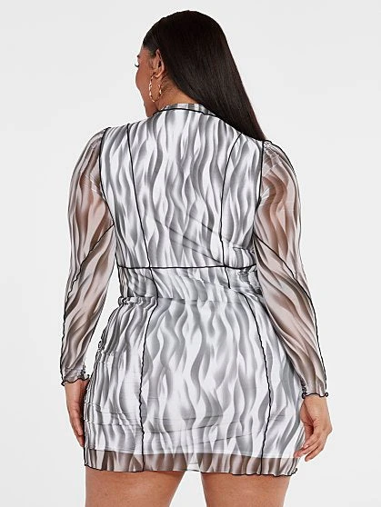 Fashion To Figure Rayna Lace-Up Bodycon Dress 4 Fashion To Figure Rayna Lace-Up Bodycon Dress - Image 4