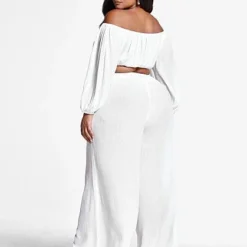 Fashion To Figure Ingrid Gauze Wide Leg Pants