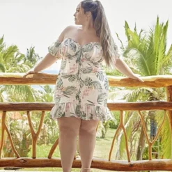 Fashion To Figure Betty Off The Shoulder Lace-up Front Dress - SRV X FTF -Pleasures SHOP x 59c2f6d7 7ef9 43e6 b9f4 de797b4dbc57