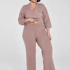 Fashion To Figure The Cuddle Ribbed Knit Pants -Pleasures SHOP x 5a06f1f5 f378 4603 917c e88072b710b7