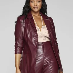 Fashion To Figure Davina Faux Leather Blazer 9 Fashion To Figure Davina Faux Leather Blazer -Pleasures SHOP x 5a4bfda6 3149 4e03 8296 de16722e1907