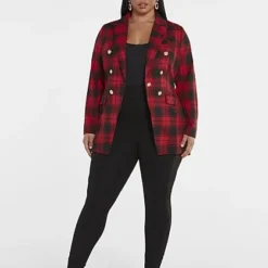 Fashion To Figure Geneva Plaid Blazer 7 Fashion To Figure Geneva Plaid Blazer -Pleasures SHOP x 5aca51ab fb38 4948 8e99 fee9ec14e671