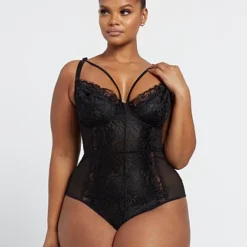 Fashion To Figure Charlene Strappy Lace Bodysuit -Pleasures SHOP x 5bdaaf40 299d 461d 8f41 b9668c63c605
