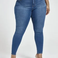 Fashion To Figure Medium Wash High Rise Super Skinny Jeans - Short Inseam -Pleasures SHOP x 5cc38734 767d 4599 a32a 5f9b15c6d208