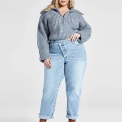 Fashion To Figure Coming Thru Half-Zip Pullover Sweater - Patrick Starrr X FTF -Pleasures SHOP x 5cfcf874 1ae8 432d ba12 b3fbd5de199a