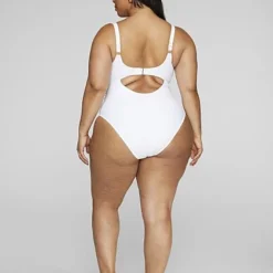 Fashion To Figure Kenzie Tie Front One-Piece Swimsuit -Pleasures SHOP x 5d961c06 f9ec 43fd bb6c 560b4aebc4d7