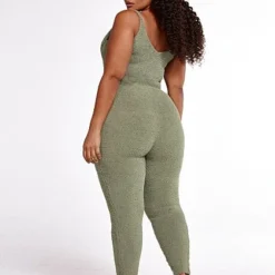 Fashion To Figure The Cuddle Jumpsuit In Olive -Pleasures SHOP x 5eab91eb 56e1 4f69 806c 02ec6fb5f1f3