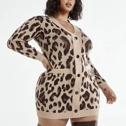 Fashion To Figure Jess Leopard Print Cardigan Dress 12 Fashion To Figure Jess Leopard Print Cardigan Dress -Pleasures SHOP x 5ee3d107 e085 4a74 b44c 7cbd15259bc2
