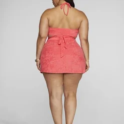 Fashion To Figure Danice Terry Cloth Wrap Skirt