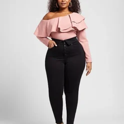 Fashion To Figure Ultra High-Rise Moto Skinny Jeans -Pleasures SHOP x 62fa5c88 deab 4c50 86a4 7b857f1be6f7