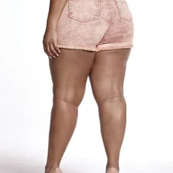 Fashion To Figure High Rise Button Fly Shorts -Pleasures SHOP x 63464e25 aa2e 46c7 bae9 aff811a1558f