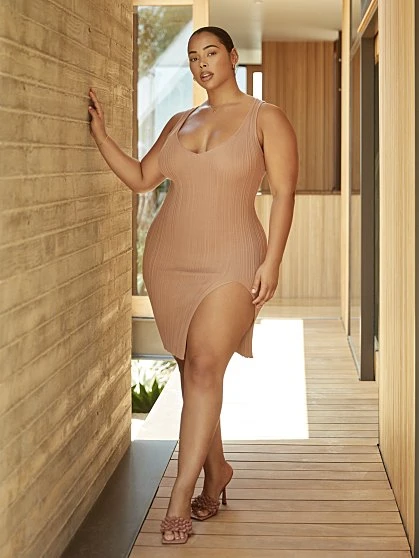 Fashion To Figure Genevieve Ribbed Knit Dress 1 Fashion To Figure Genevieve Ribbed Knit Dress