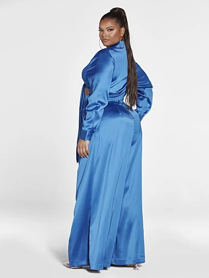 Fashion To Figure La Reina Wide Leg Pants In Tall Inseam - FTF LAB: Frankie Tavares 8 Fashion To Figure La Reina Wide Leg Pants In Tall Inseam - FTF LAB: Frankie Tavares - Image 8