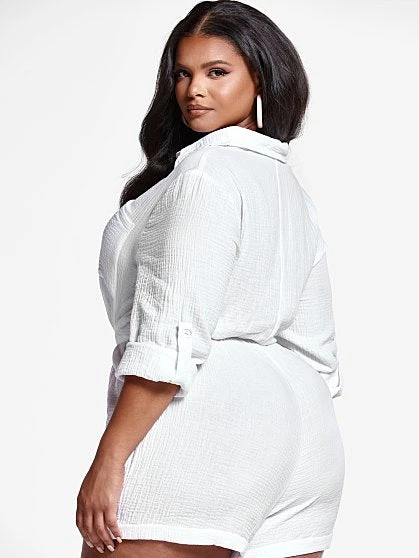 Fashion To Figure Aubrey Belted Romper 4 Fashion To Figure Aubrey Belted Romper - Image 4