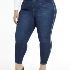 Fashion To Figure High-Rise Rhinestone Trim Jeggings -Pleasures SHOP x 6975806a edd4 4604 b296 5776fd167966