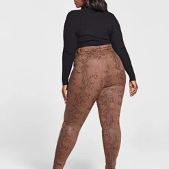 Fashion To Figure High Rise Snakeskin Texture Skinny Jeans - Short Inseam -Pleasures SHOP x 69840f3c 7e23 40ba 999c 010b96edd2fa