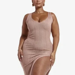 Fashion To Figure Genevieve Ribbed Knit Dress 12 Fashion To Figure Genevieve Ribbed Knit Dress -Pleasures SHOP x 69c9783a a009 4428 a2c9 a339eaaccf03