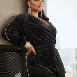 Fashion To Figure Amber Velour Jumpsuit 9 Fashion To Figure Amber Velour Jumpsuit -Pleasures SHOP x 69d04533 cef1 4dc3 a50d 1ed342473534