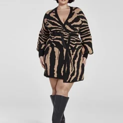Fashion To Figure Brooke Animal Print Cardigan -Pleasures SHOP x 6b71a823 599c 4130 a5b6 54e6762fa423