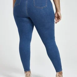 Fashion To Figure Medium Wash High Rise Super Skinny Jeans - Tall Inseam