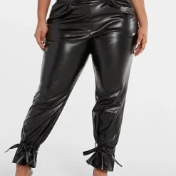 Fashion To Figure Denise Faux Leather Ankle Tie Pants 8 Fashion To Figure Denise Faux Leather Ankle Tie Pants -Pleasures SHOP x 6ba95e8e 39fe 4e23 8fc4 9826cccbb680