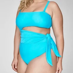 Fashion To Figure Raven Side Tie One-Piece Swimsuit - Garnerstyle X FTF -Pleasures SHOP x 6e39d6ed d96e 4e89 a072 a813067363ba