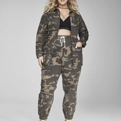 Fashion To Figure Miley High Rise Camo Destructed Jogger Jeans