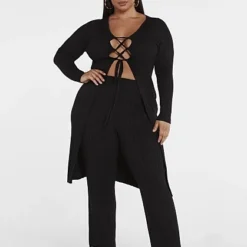 Fashion To Figure Dakota Ribbed Knit Pants 12 Fashion To Figure Dakota Ribbed Knit Pants -Pleasures SHOP x 701fd4d7 c03e 4dff b910 19e53fe3cb2d